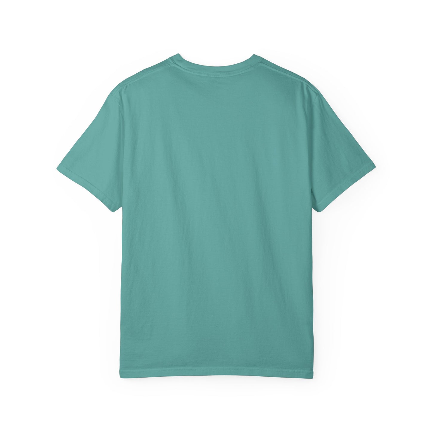 Cherry Bow T-Shirt — Retro Blue Stripes Graphic Tee