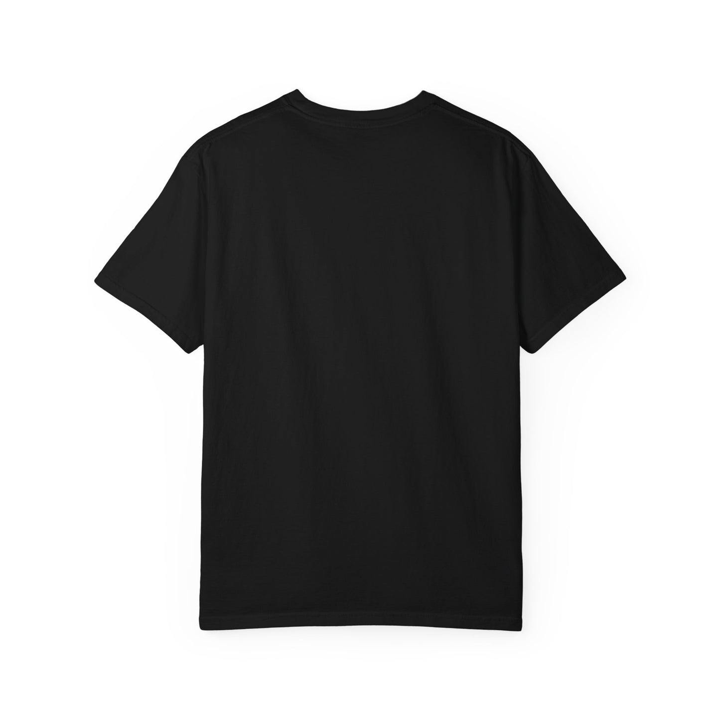 Cherry Bow T-Shirt — Retro Blue Stripes Graphic Tee
