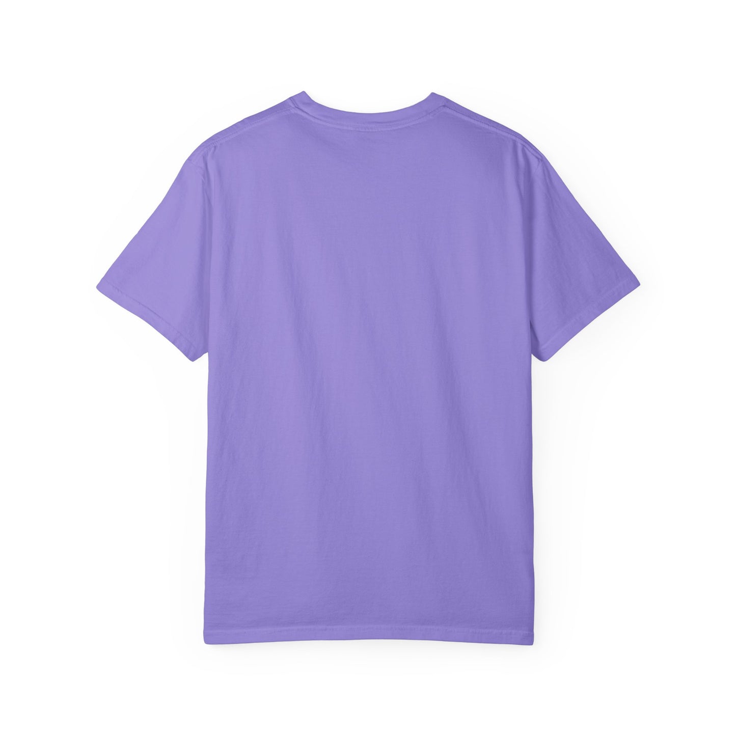 Cherry Bow T-Shirt — Retro Blue Stripes Graphic Tee
